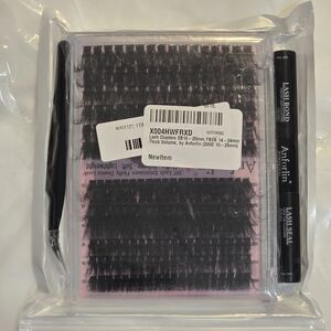 NWT- Lash Extension Clusters -Black 200D